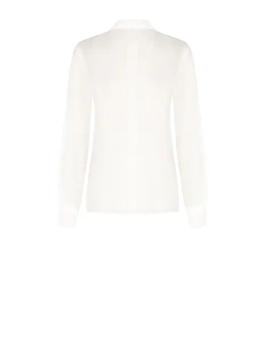 Ultralight Lyocell Shirt With Applied Roses Rinascimento