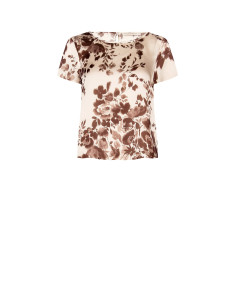 Blusa Ampia E Fluida In Raso Ultralight Effetto Setoso Rinascimento