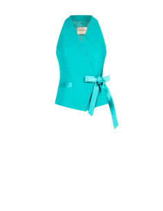 Gilet A Portafoglio In Tessuto Fluido Rinascimento