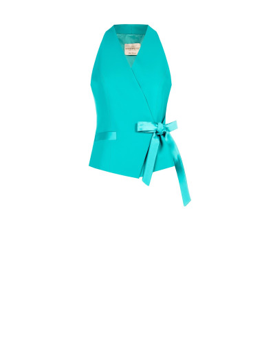 Gilet A Portafoglio In Tessuto Fluido Rinascimento