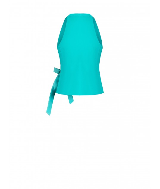 Gilet portefeuille en tissu fluide Rinascimento