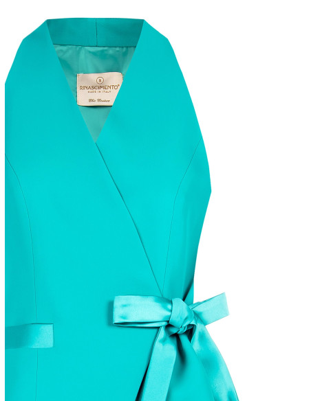 Gilet portefeuille en tissu fluide Rinascimento
