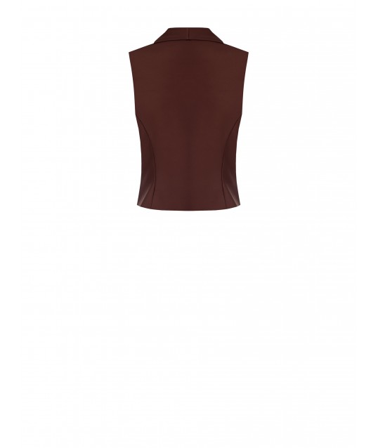 Gilet portefeuille en tissu fluide Rinascimento