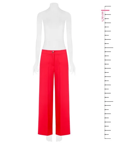 Pantaloni Palazzo In Tessuto Fluido Con Tasche Rinascimento