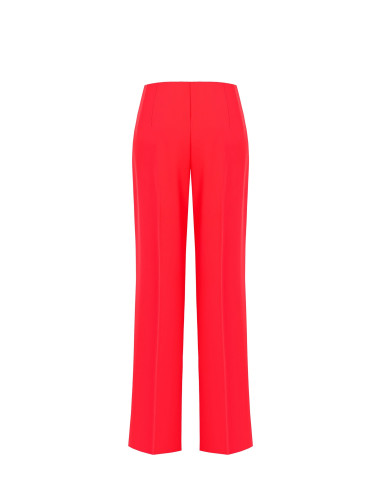 Pantalon Palace en tissu fluide avec fermeture éclair latérale Rinascimento