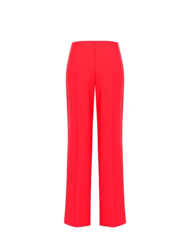 Pantalon Palace en tissu fluide avec fermeture éclair latérale Rinascimento