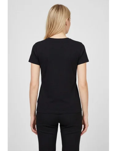 T-Shirt Con Stampa E Strass Liu Jo