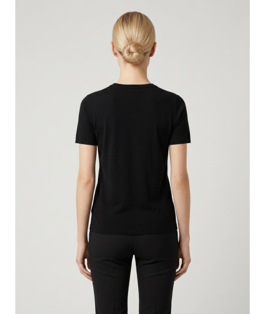 T-Shirt Liu Jo avec logo et pierres précieuses