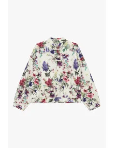 Giacca Camicia Stampa Floreale Con Tasche Dixie
