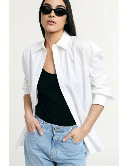 Camicia Con Collo Classico E Maniche Lugnhe Please