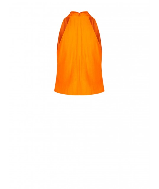 Wrinkled Effect Viscose Blend Wallet Top Rinascimento